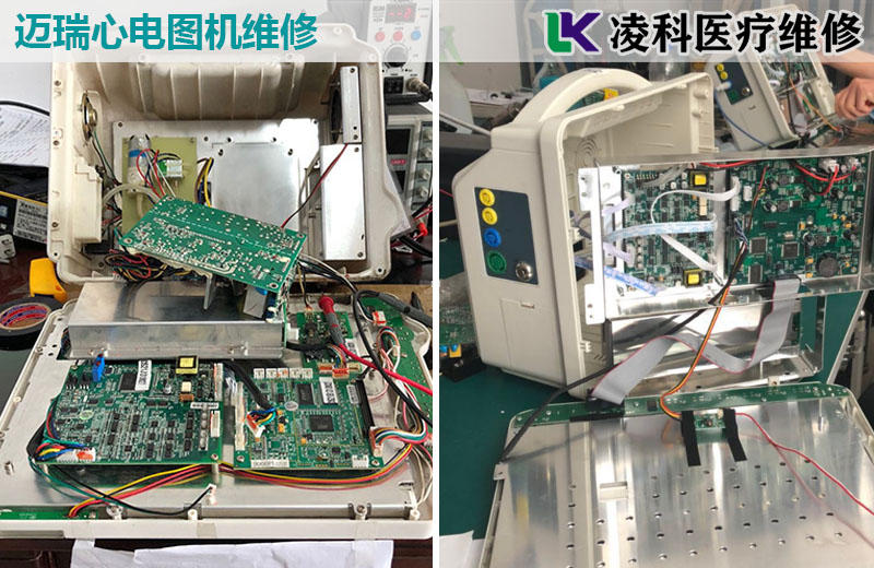 邁瑞心電圖機(jī)不能用，開機(jī)黑屏故障維修